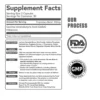 GABATONIN supplement facts with GABA, melatonin and natural botanicals
